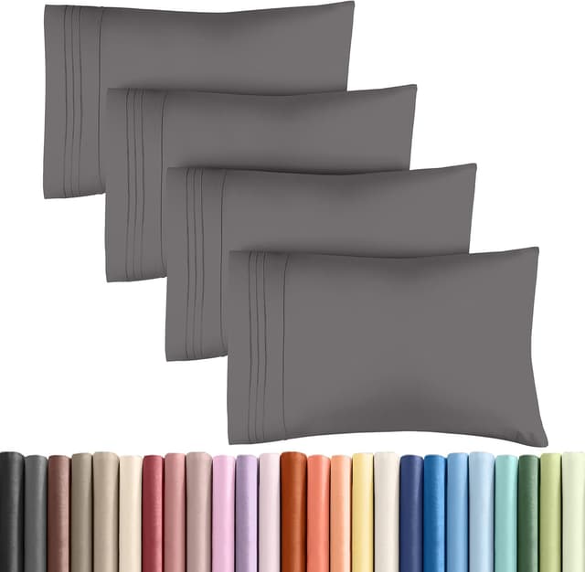 Detalle de CGK Unlimited King Pillow Cases 4-Pack