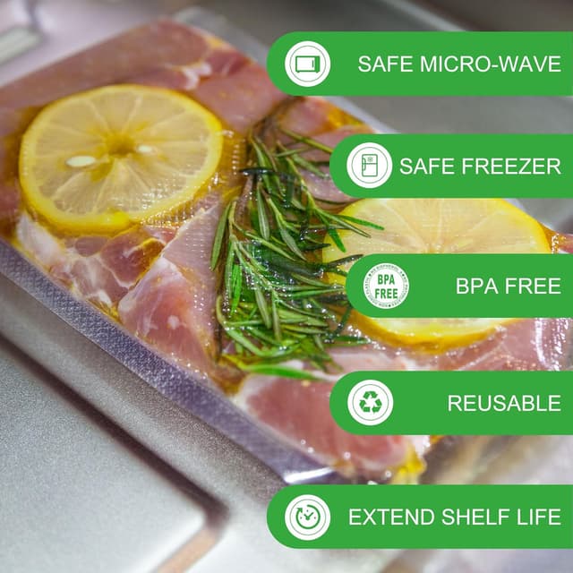 Thumbnail 3 de KitchenBoss Sacchetti sottovuoto alimenti 8 rotoli 300 cm 🍱