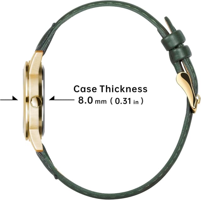 Detalle de PINDOWS Damenuhr Quarz mit Lederarmband