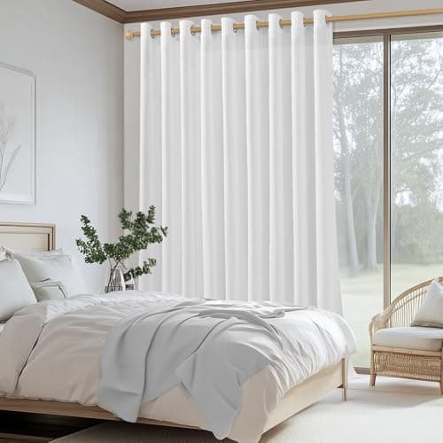 Thumbnail 5 de CUTEWIND Cortinas de Lino Blancas para Sala y Dormitorio 🏡