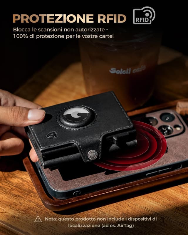 Thumbnail 5 de LORZOR Portafoglio Airtag XXL per uomo