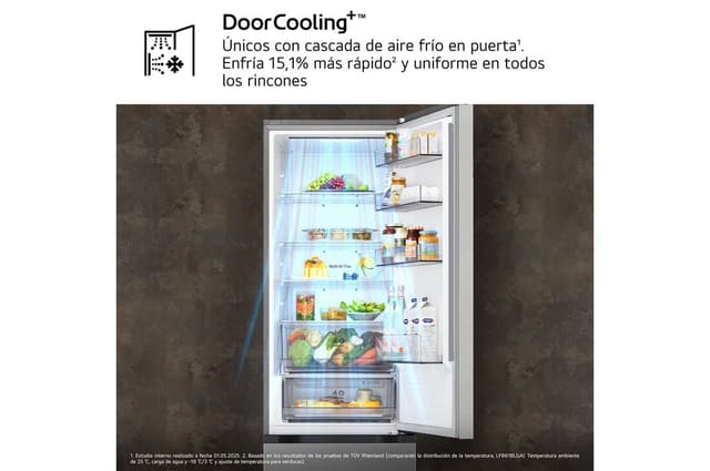 Detalle 2 de LG GBBSJ21EPY Frigorífico combi 375 l Inox antihuellas