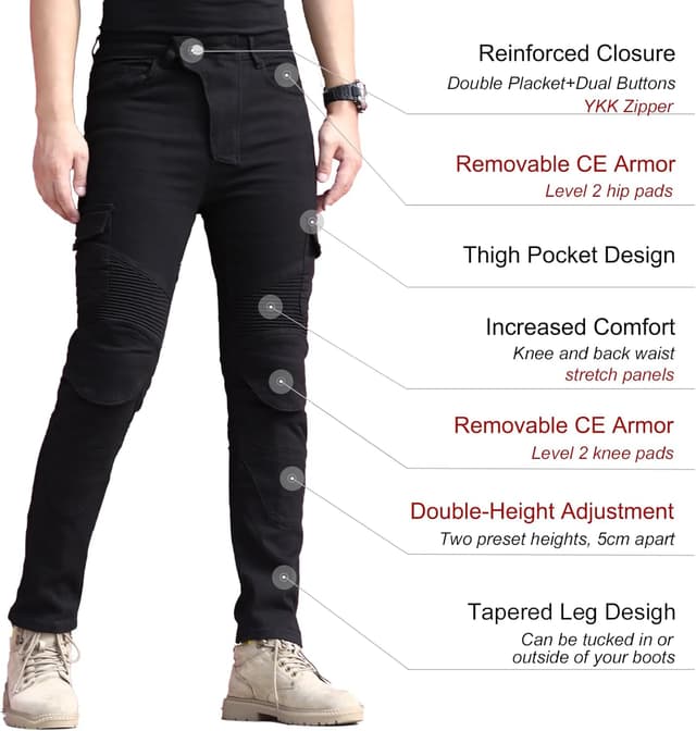 Thumbnail 3 de CTBQiTom Pantalón de Moto Hombre CE Nivel 2