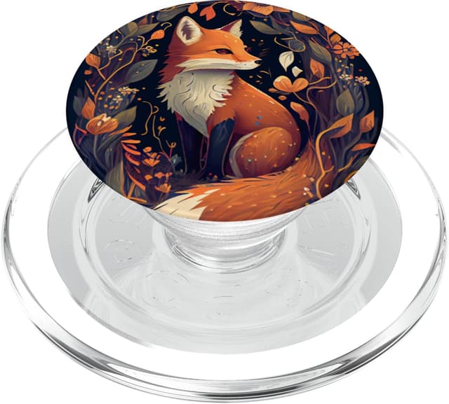 Thumbnail 6 de Mignon Renard Illustration Feuilles d'automne PopWallet MagSafe đ§·