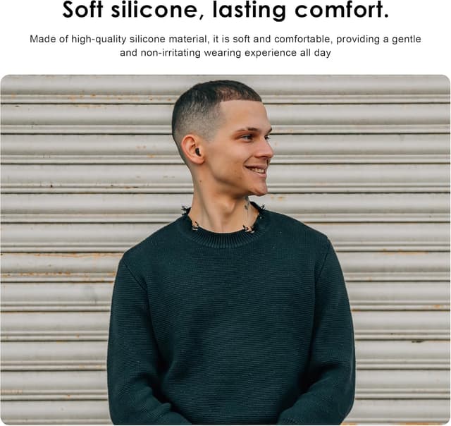 Detalle de Sokzixx Ohrstöpsel zum Schlafen mit 35 dB Schalldämmung (SkinFit™-Technologie), 4 Größen