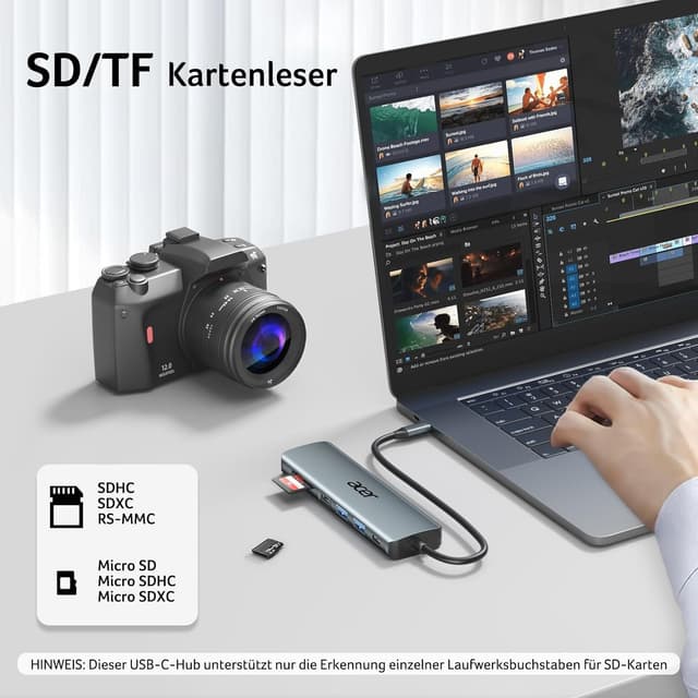 Thumbnail 5 de acer USB C Hub 7in1 Adapter