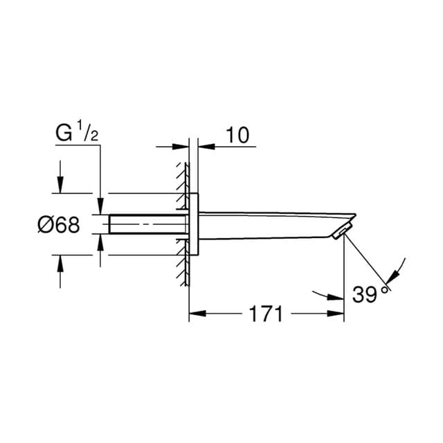 Thumbnail 2 de Caño Grohe Eurosmart 2021 🎛