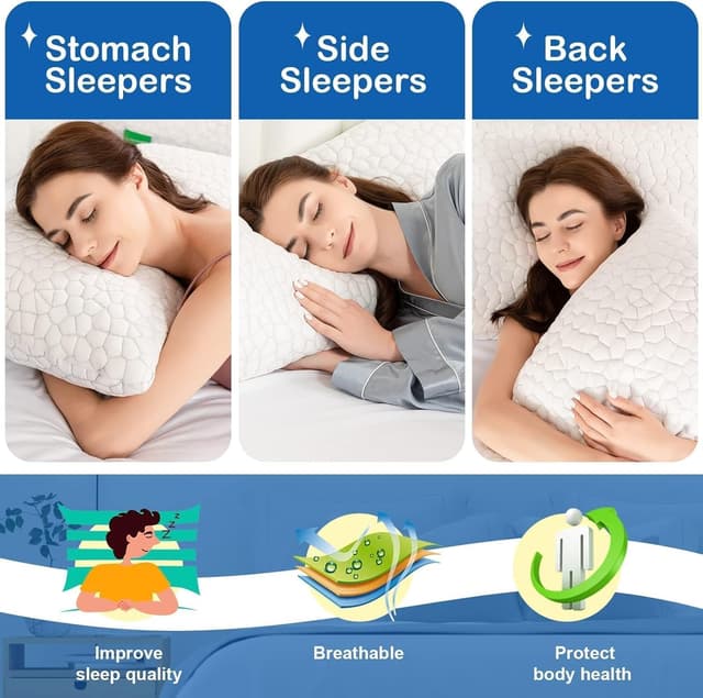 Detalle 2 de Cooling Pillow Queen Set
