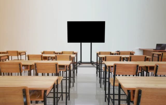 Detalle de Neomounts MOVE Lift FL55-87BL1 motorisierter Bodenständer (55–100 Zoll) in Schwarz