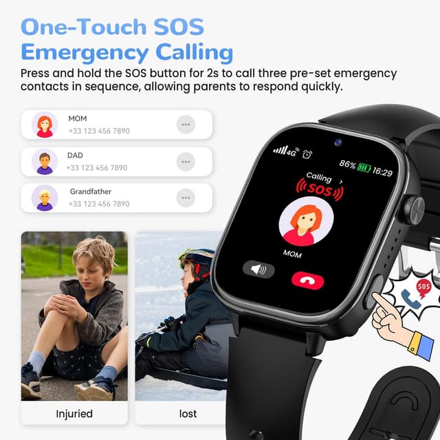 Thumbnail 3 de Oliimptek 4G Reloj Inteligente Niño 1,83