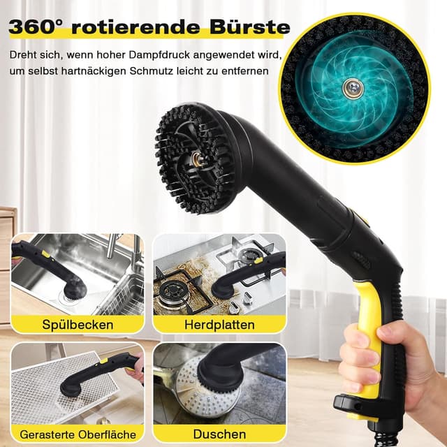 Detalle de TVD Dampfreiniger 1300 g Wassertank