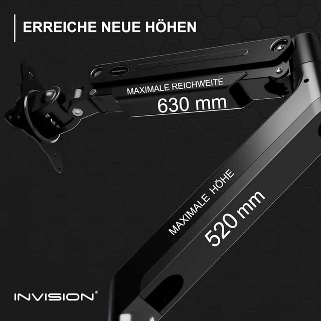 Detalle de Invision Monitorarm MX450 Halterung 24–49 Zoll 3000R