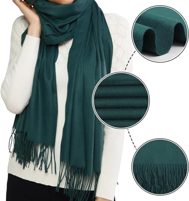 Detalle de Pashmina shawl scarf 200cm