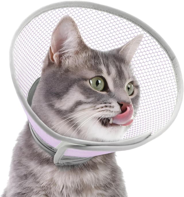 Imagen de Supet Cat Cone Collar Soft Adjustable Purple L en OfertitasTOP