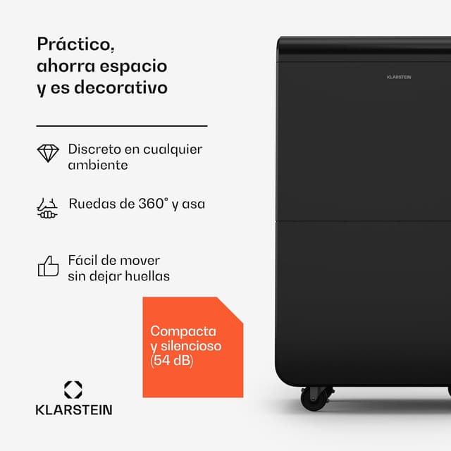 Detalle 2 de Klarstein DryFy Grand Smart 70L deshumidificador
