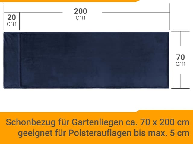 Thumbnail 2 de Cuscino da giardino 70 x 200 cm