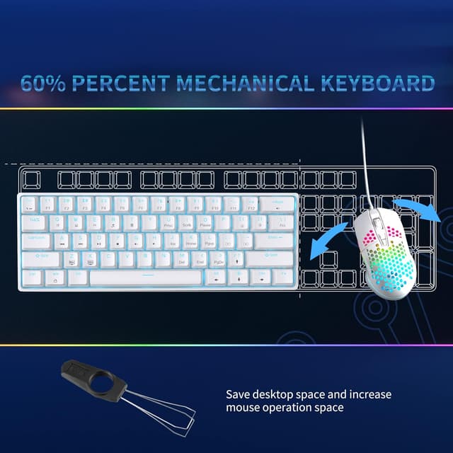 Thumbnail 1 de Dierya DK61SE Tastiera 60% 61 tasti