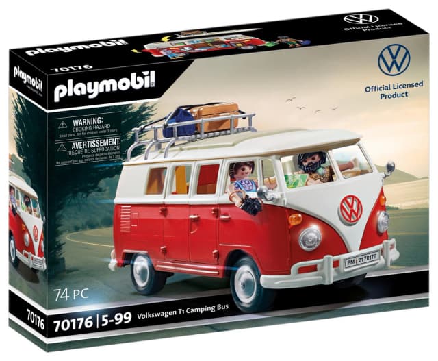 Imagen de Playmobil Camper Volkswagen T1 Camping Bus — furgoneta de juguete en OfertitasTOP