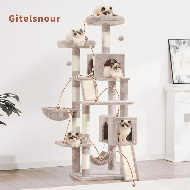 Thumbnail 6 de Gitelsnour Kratzbaum 180 cm fürs Indoor