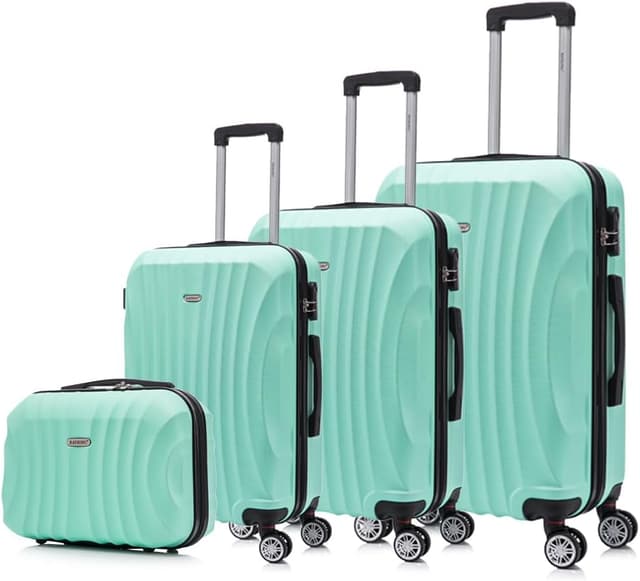 Detalle de RAYKONG Juego de maletas ABS rígida 3 piezas 78cm