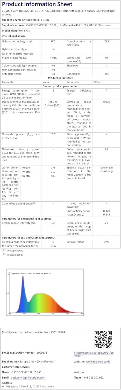 Thumbnail 5 de FULEN Projecteur Ciel Etoile Aurora 16 effets đ