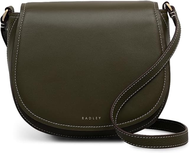 Detalle de Radley Liverpool Gardens women’s leather medium flapover crossbody