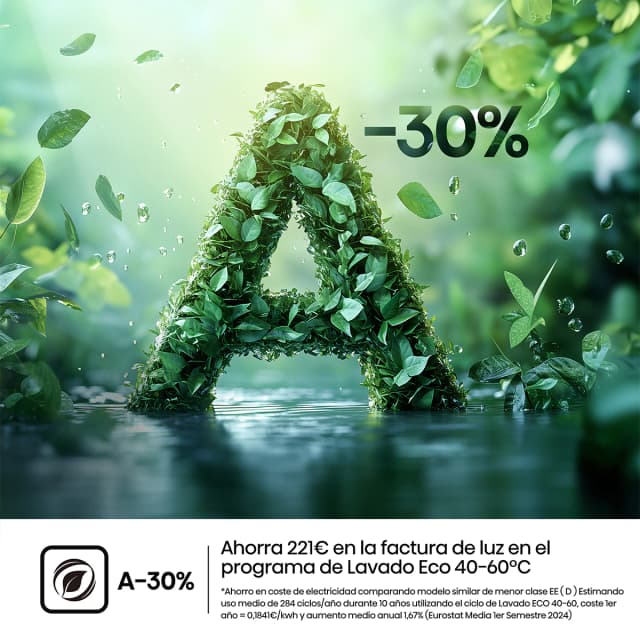 Detalle 2 de Hisense WF5I8043BWF lavadora 8 kg