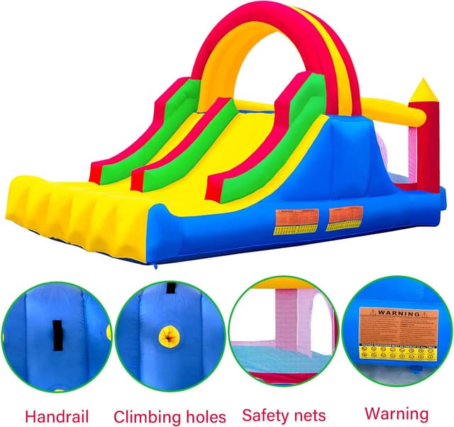 Detalle de Ballsea Hüpfburg mit Gebläse 488×223×220 cm 🎈