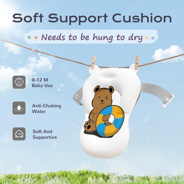 Thumbnail 1 de COOSEYA Baby Bath Tub Foldable 0-18 Months