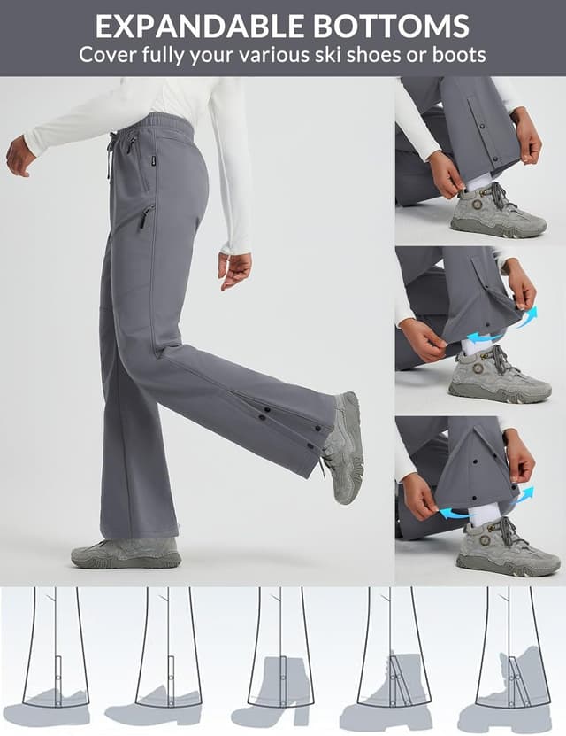 Thumbnail 3 de Baleaf Women's Waterproof Snow Pants with Fleece Lining 🧣