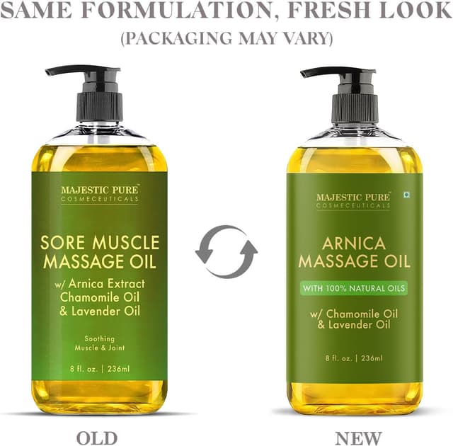 Thumbnail 1 de MAJESTIC PURE Arnica Massage Oil ⚙