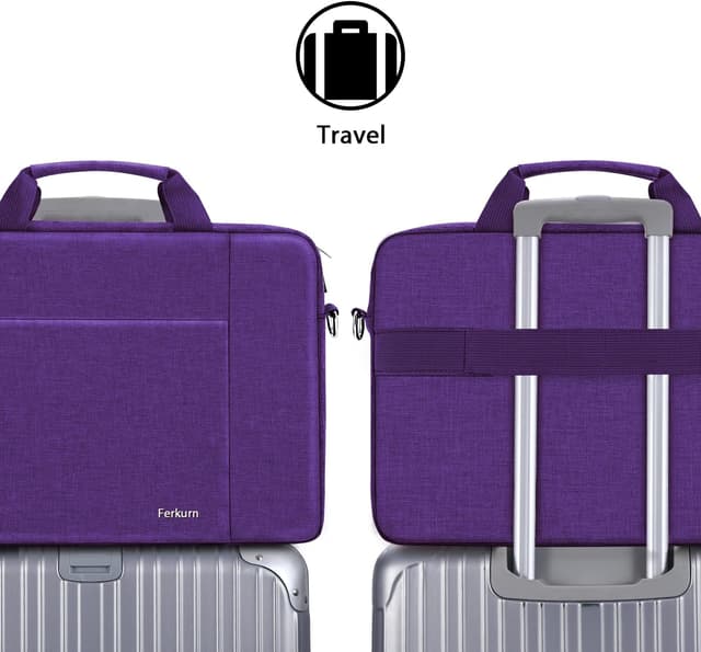 Detalle de Ferkurn laptop bag case with detachable shoulder strap for 15.6–16 inch laptops