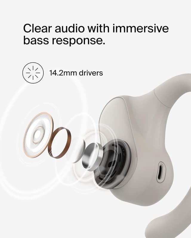 Thumbnail 6 de Belkin SoundForm ClearFit open‑ear headphones, 26H
