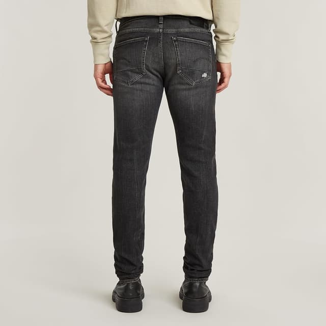 Detalle de G-Star Herren 3301 Slim Jeans (5-Taschen, Mid Waist) – schmaler Sitz von Oberschenkel bis Gesäß