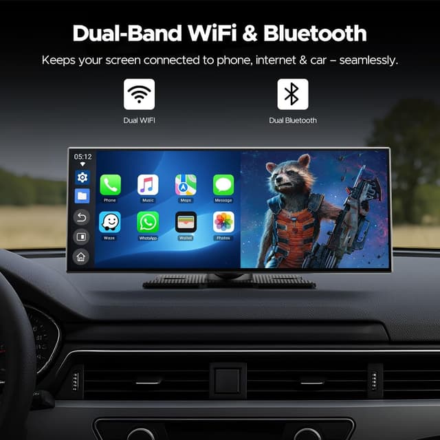 Thumbnail 6 de Volam 11" Wireless Carplay Screen for Car