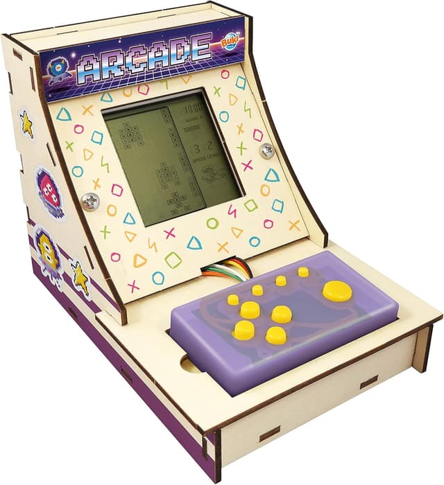Detalle 2 de Buki Cabinato Arcade 2167: kit per costruire un mini cabinato arcade con 12 giochi