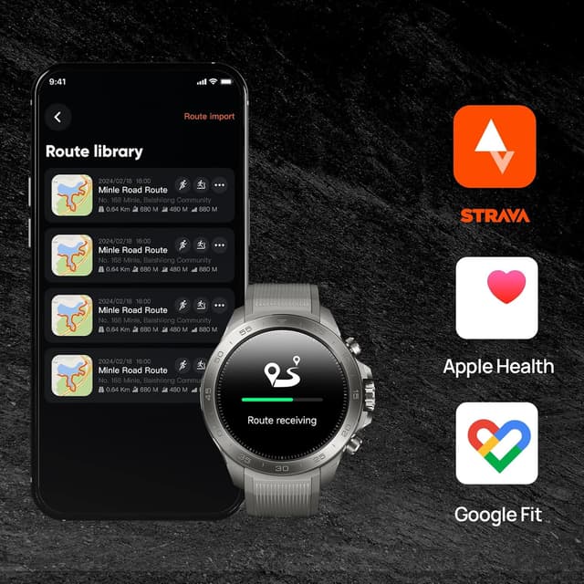 Detalle de Mibro GS Explorer S Ti 48mm smartwatch outdoor con GPS dual band, mappe offline e display AMOLED 1,32”