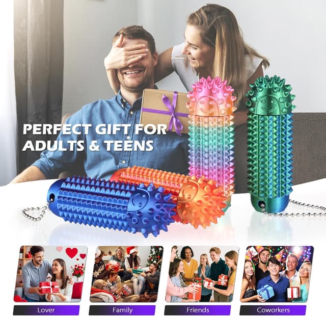 Thumbnail 6 de Little Ouchies Pain Fidget 4PCS sensory spiky tool