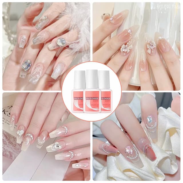 Thumbnail 5 de Pegamento para Uñas Postizas 3x7ml 💅 Reparación y Adhesivo Profesional