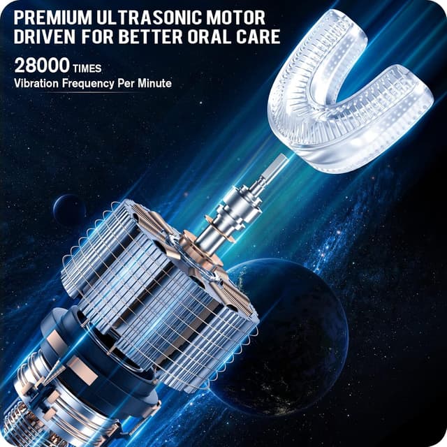 Detalle 2 de RexCodar Ultrasonic U-Shaped Kids Toothbrush 60s