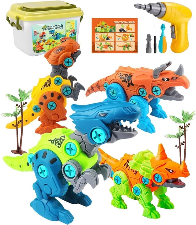 Detalle de Jovrun Dinosaur Take-Apart Kit with Drill