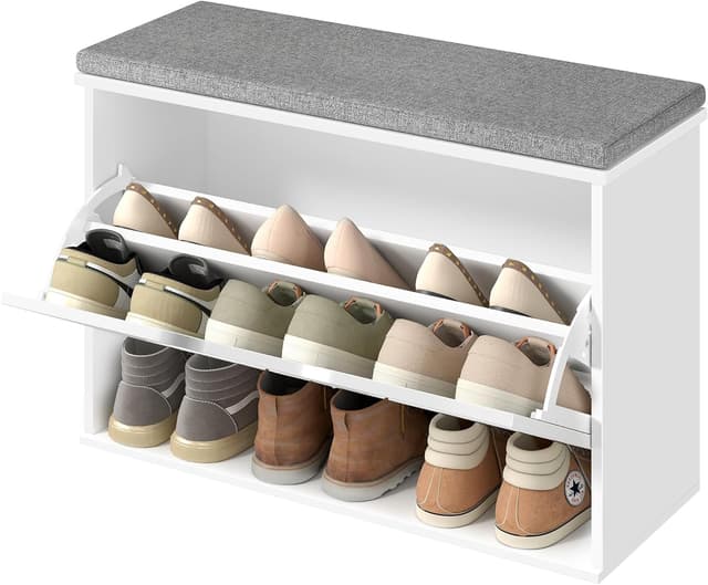 Thumbnail 6 de VASAGLE LSB121BE01 panchina scarpiera 136 kg