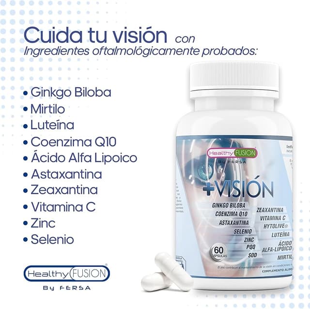 Thumbnail 1 de Healthy Fusion Más Visión 60 cápsulas — Suplemento ocular