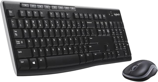 Detalle de Logitech MK270 Combo teclado y ratón inalámbrico 2 años