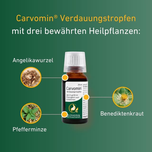 Detalle de Carvomin Verdauungstropfen Lösung zum Einnehmen (50 ml)