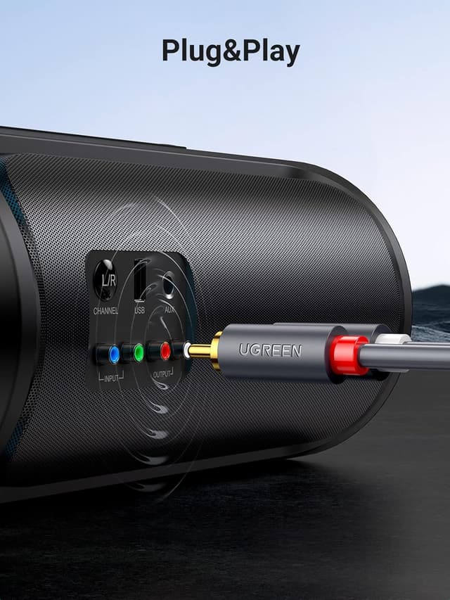 Thumbnail 5 de UGREEN Cinch Kabel 2M Stereo Audio Kabel auf 2RCA