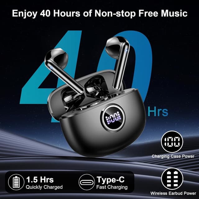 Thumbnail 4 de Drsaec Bluetooth Kopfhörer 6D Bass