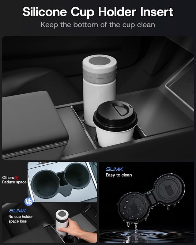 Thumbnail 6 de Center Console Organizer Tray for Tesla Model Y Juniper 2025