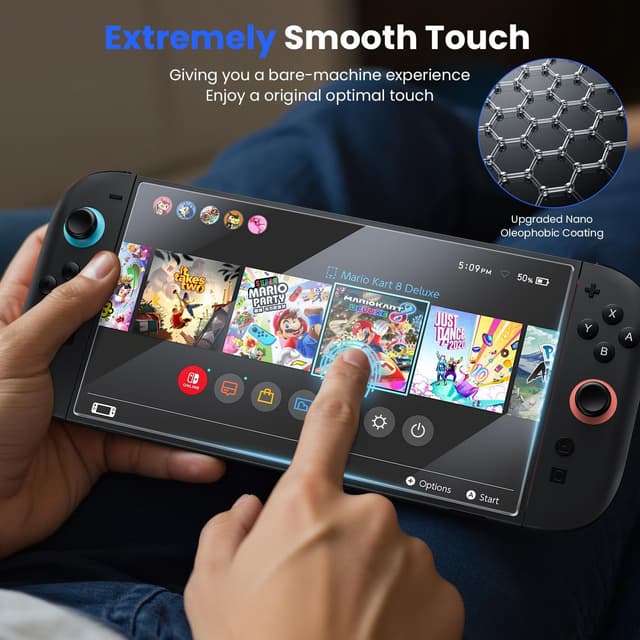 Thumbnail 5 de WSKEN Panzerglas für Nintendo Switch 2 (2025) 2er-Pack