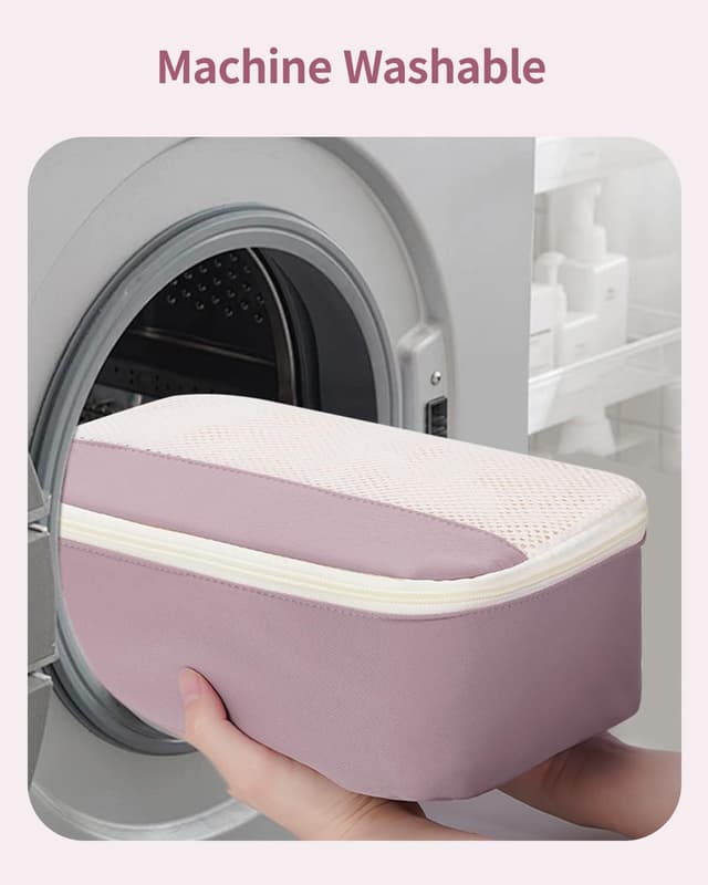 Detalle de Narwey 7-piece packing cube set for suitcases, backpacks and carry on – Dusty Pink